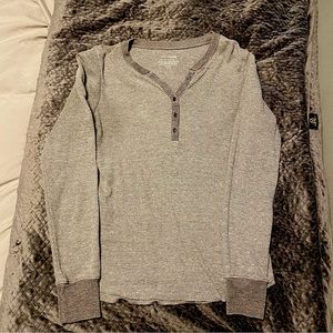 😀Thermal Henley Shirt 🌹